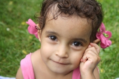 Die vierjährige Hanadi